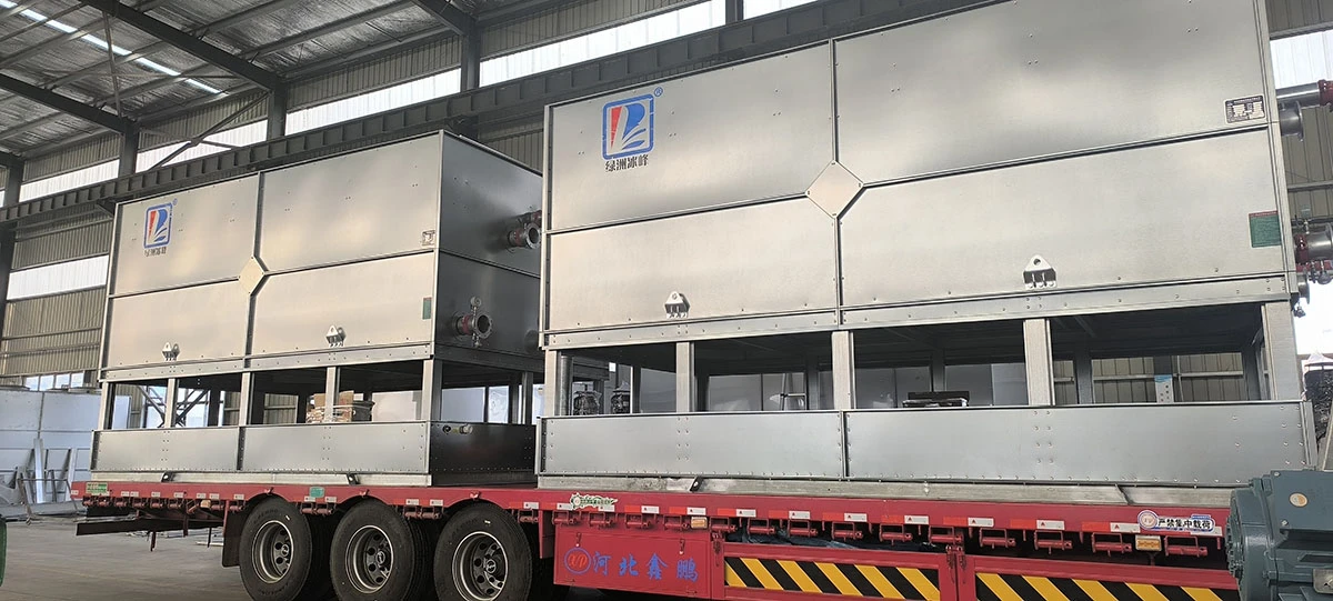 Loaded Unit Photographs Closed-Circuit Cooling Tower Ready for Dispatch Loaded Unit Photographs Closed-Circuit Cooling Tower Ready for Dispatch